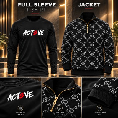 Premium-Classic Zipper Sweatshirt